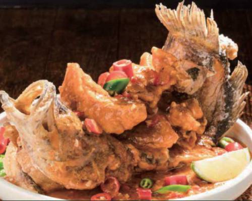 401 Fried Barramundi (Whole Fish Contains Bones) 香酥盲曹